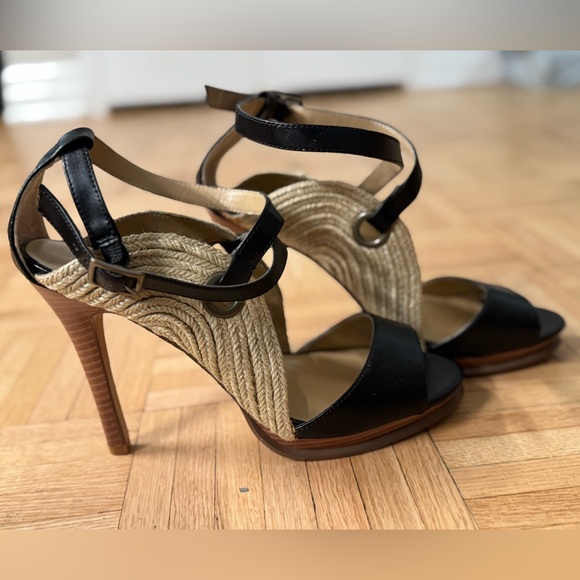 Nine & Co. Black Strappy Heels - Picture 4 of 10